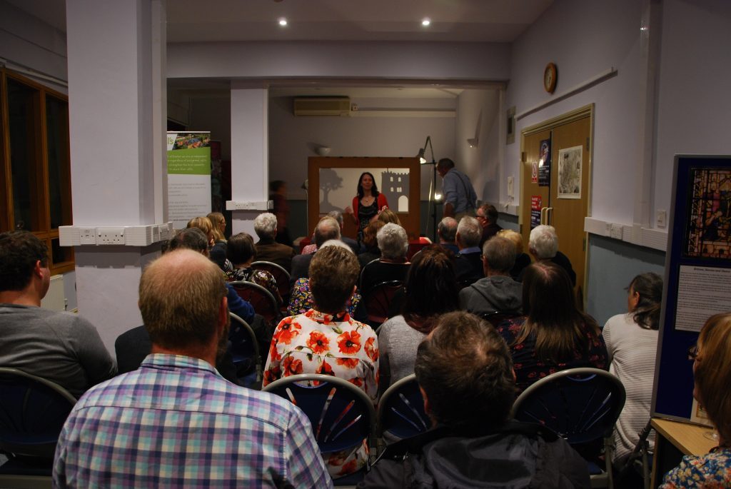audience ready to watch the puppet show